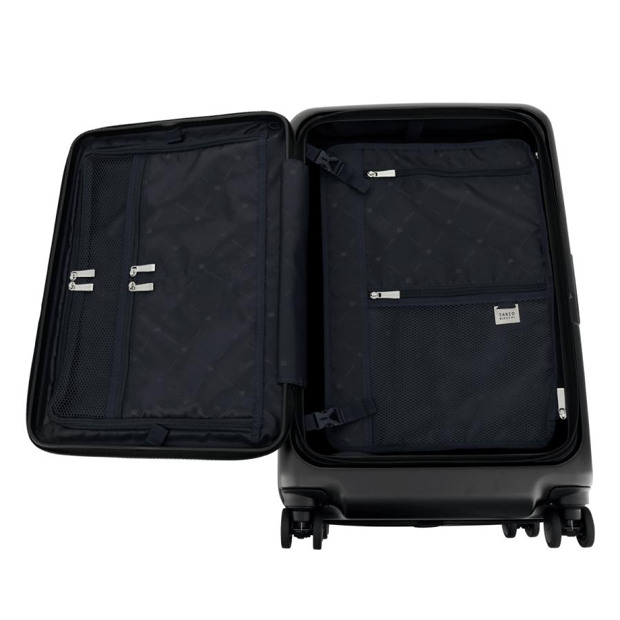 【史上最も激安】 タケオキクチ スーツケース ファスナー CTY004 TAKEO KIKUCHI 65L 4.0kg Mサイズ ビジネス 軽量 キャリーケース キャリーバッグ 出張 トラベル 旅行バッグ