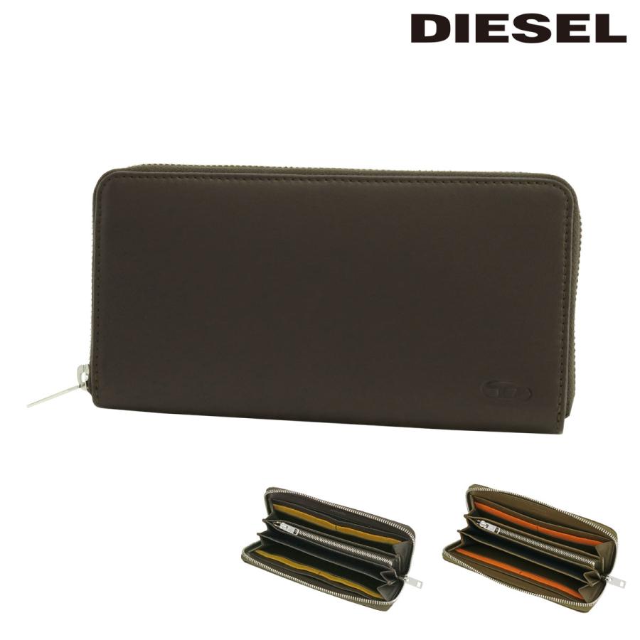 DIESEL（ディーゼル） 長財布 HISSU 本革 X08423 DIESEL ラウンド