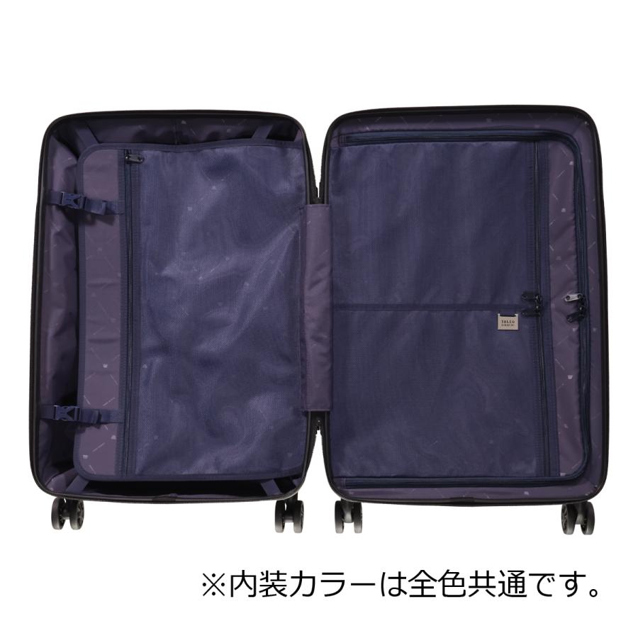 タケオキクチ スーツケース ファスナー ELG002 TAKEO KIKUCHI 60L 3.1kg ビジネス 軽量 キャリーケース キャリーバッグ 出張 トラベル 旅行バッグ_11
