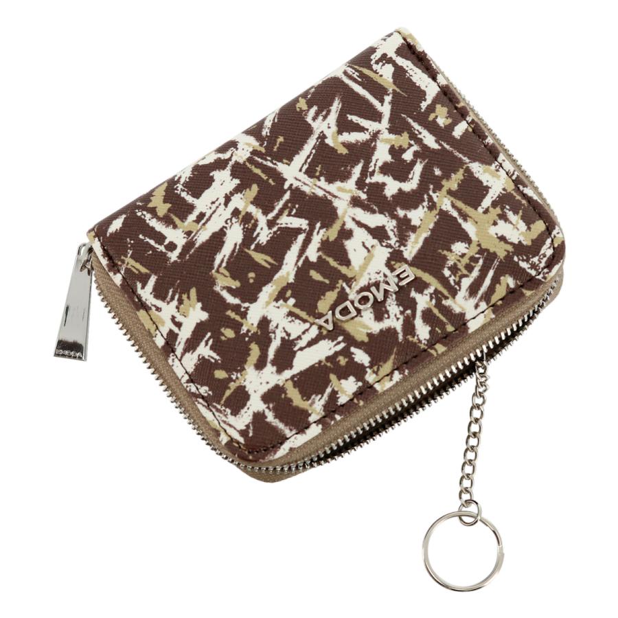 エモダ 財布 ミニ財布 ラウンドファスナー レディース プリント Em 97 Emoda キーケース 定期入れ Em 97 リチャードyahoo 店 通販 Yahoo ショッピング