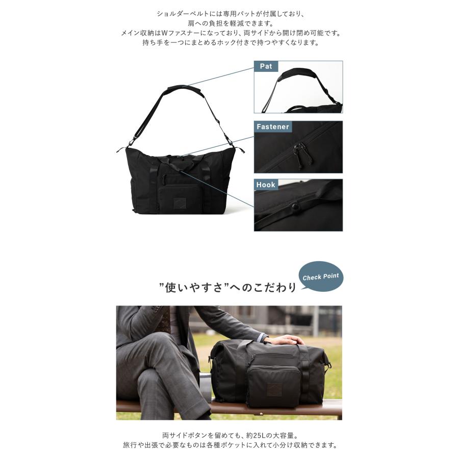 シムクリア ボストンバッグ パッカブル FTB01 FOLDING DUFFELE SIMCLEAR 折りたたみ 軽量 2WAY 撥水 キャリーオンバッグ ダッフルバッグ ゴルフバッグ | SIMCLEAR | 20