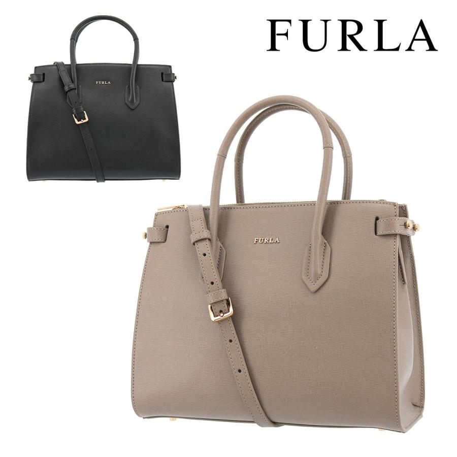 【極美品/保存袋付き】フルラ ピン トートバッグ ビジネスバッグ レザー A4可 FURLA（フルラ） トートバッグ ピン レディース BLS1 FURLA