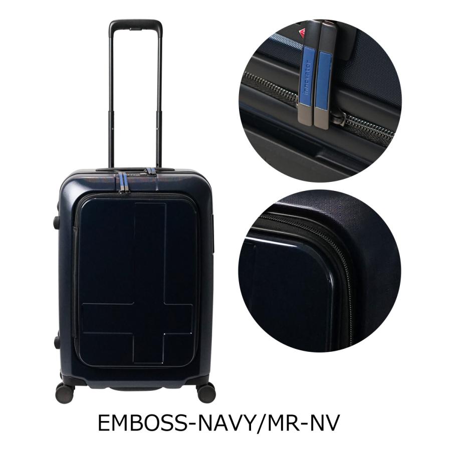 innovatorイノベーター　スーツケース　60L ネイビー　付属品付き 古典 innovatorイノベーター スーツケース 60L ネイビー 付属品