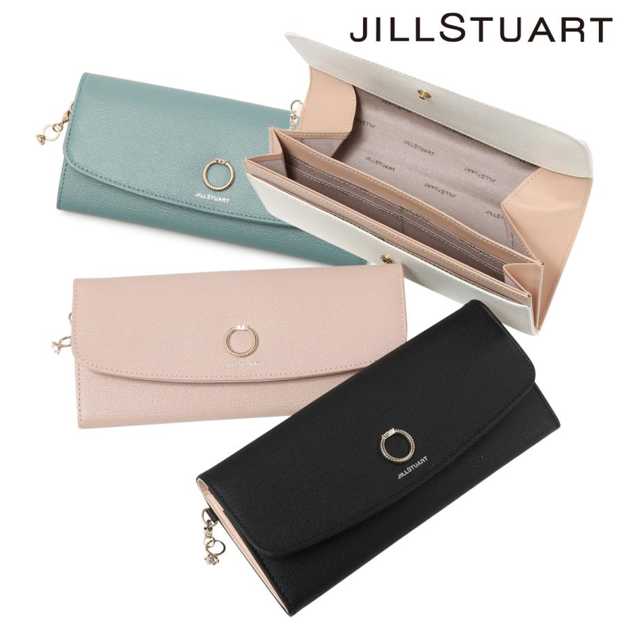 JILL STUART ジルスチュアート 長財布 かぶせ 本革 ギフト JILL STUART ジルスチュアート 長財布 かぶせ 本革 ギフト