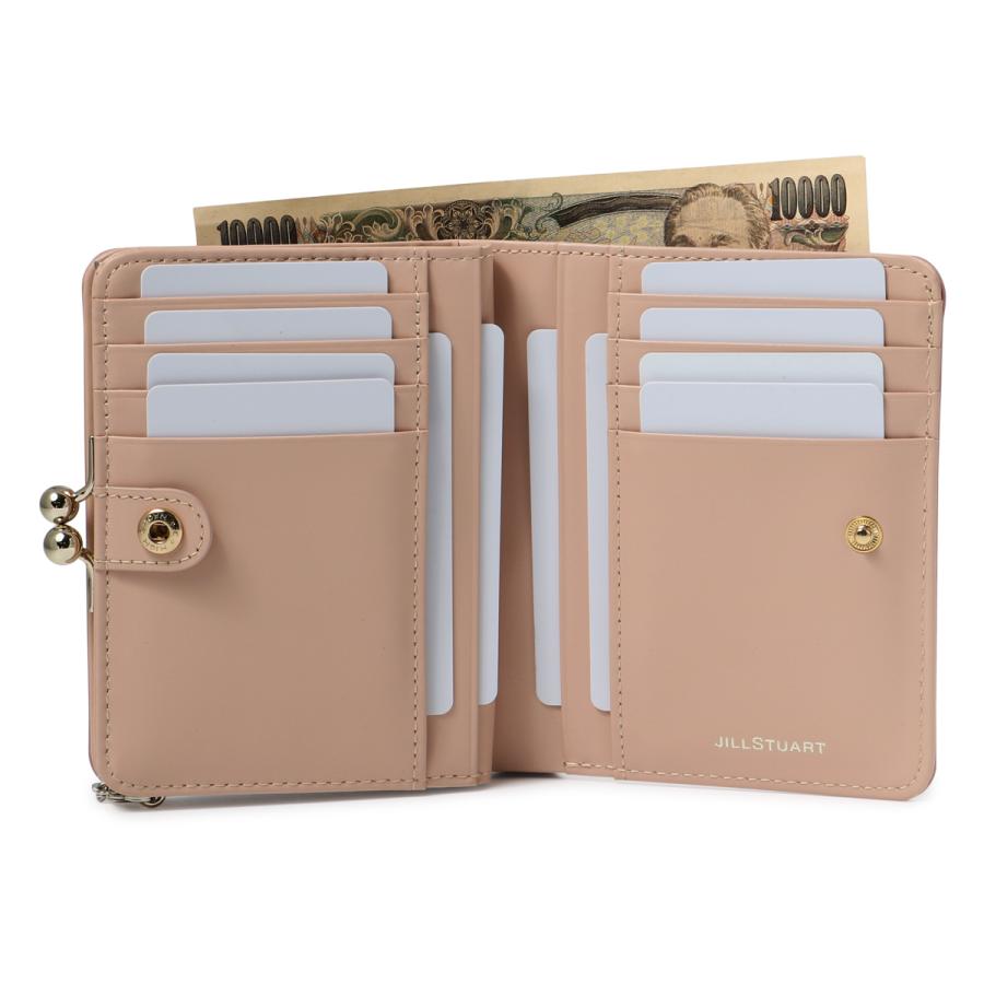 財布 レディース JILL STUART ジルスチュアート 本革 レザー がま口 JILL STUART ジルスチュアート 財布 二つ折り 本革 ギフト