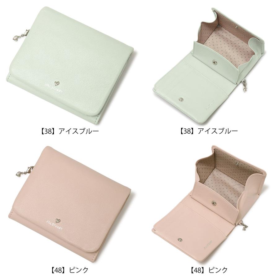 JILL STUART ジルスチュアート 財布 二つ折り 本革 レディース