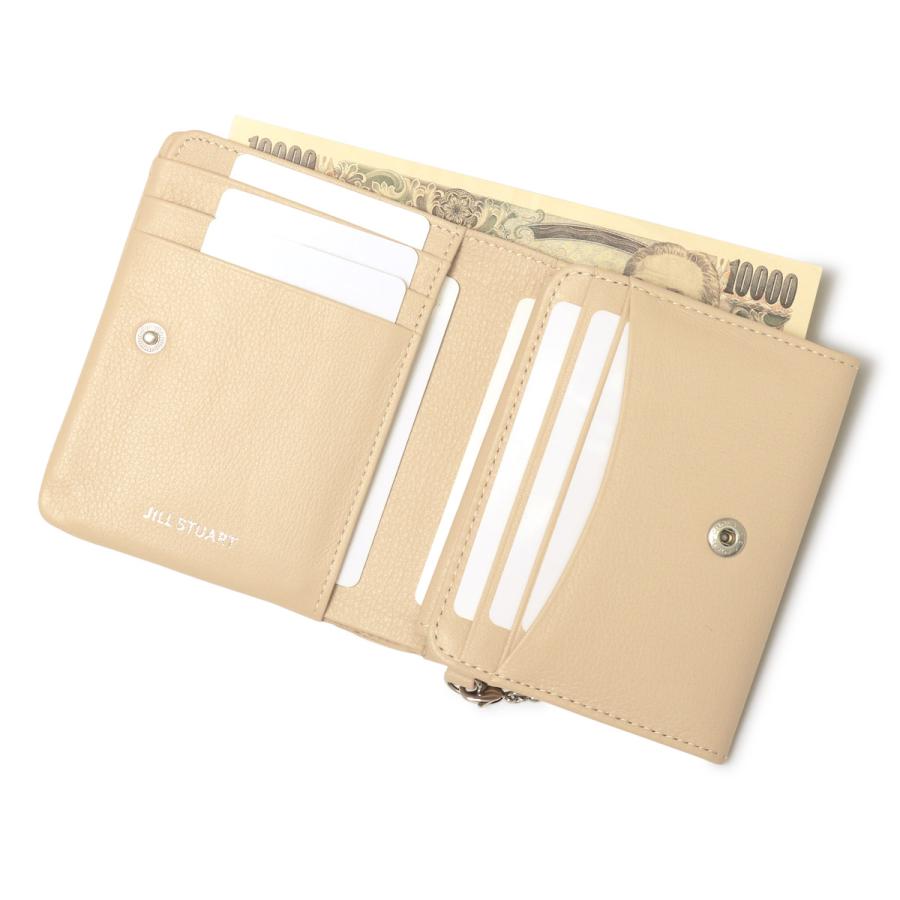 JILL STUART ジルスチュアート 財布 二つ折り 本革 レディース