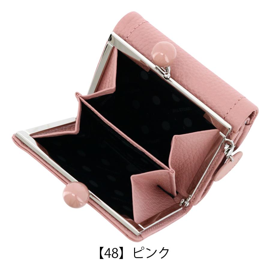JILL STUART（ジルスチュアート） 三つ折り財布 がま口 本革