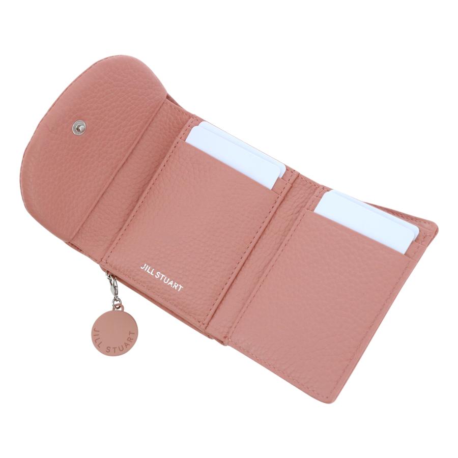 JILL STUART ジルスチュアート 三つ折り財布 がま口 本革
