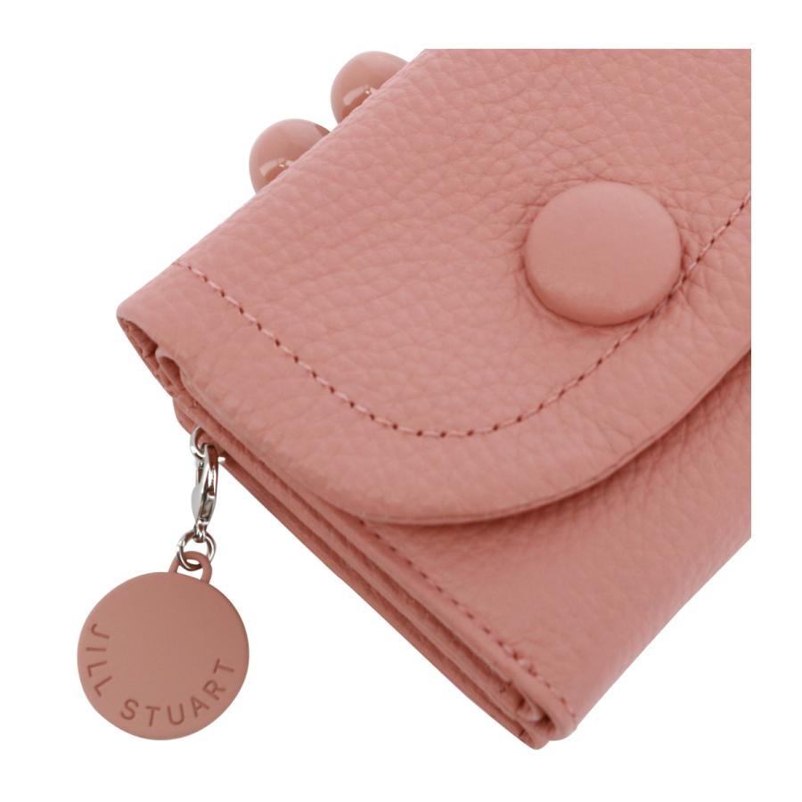 JILL STUART ジルスチュアート 三つ折り財布 がま口 本革 JILL STUART ジルスチュアート 三つ折り財布 がま口 本革