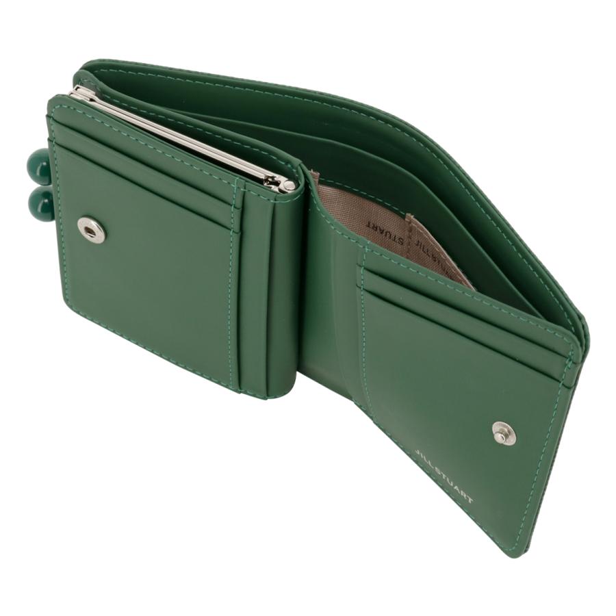 JILL STUART（ジルスチュアート） 二つ折り財布 がま口 本革