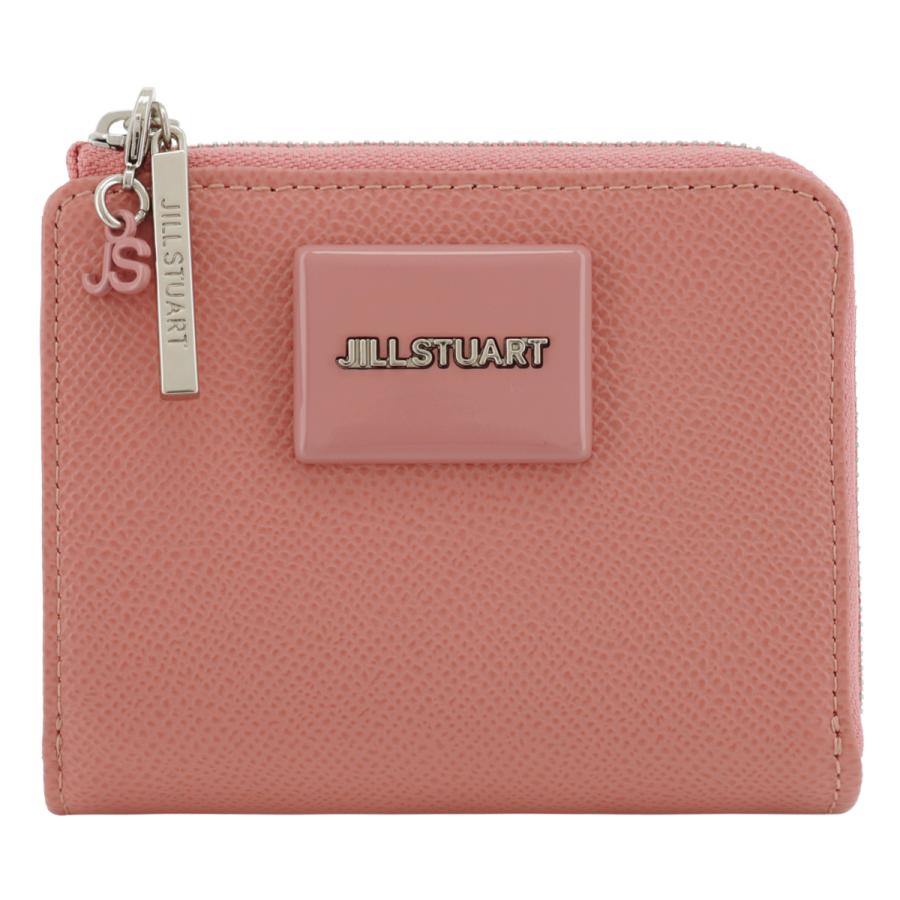 未使用 JILL STUART 2つ折り財布 レッド チャーム付き シボ革 JILL STUART 【正規販売店】JILL ルナティ 折り財布 ［ジル