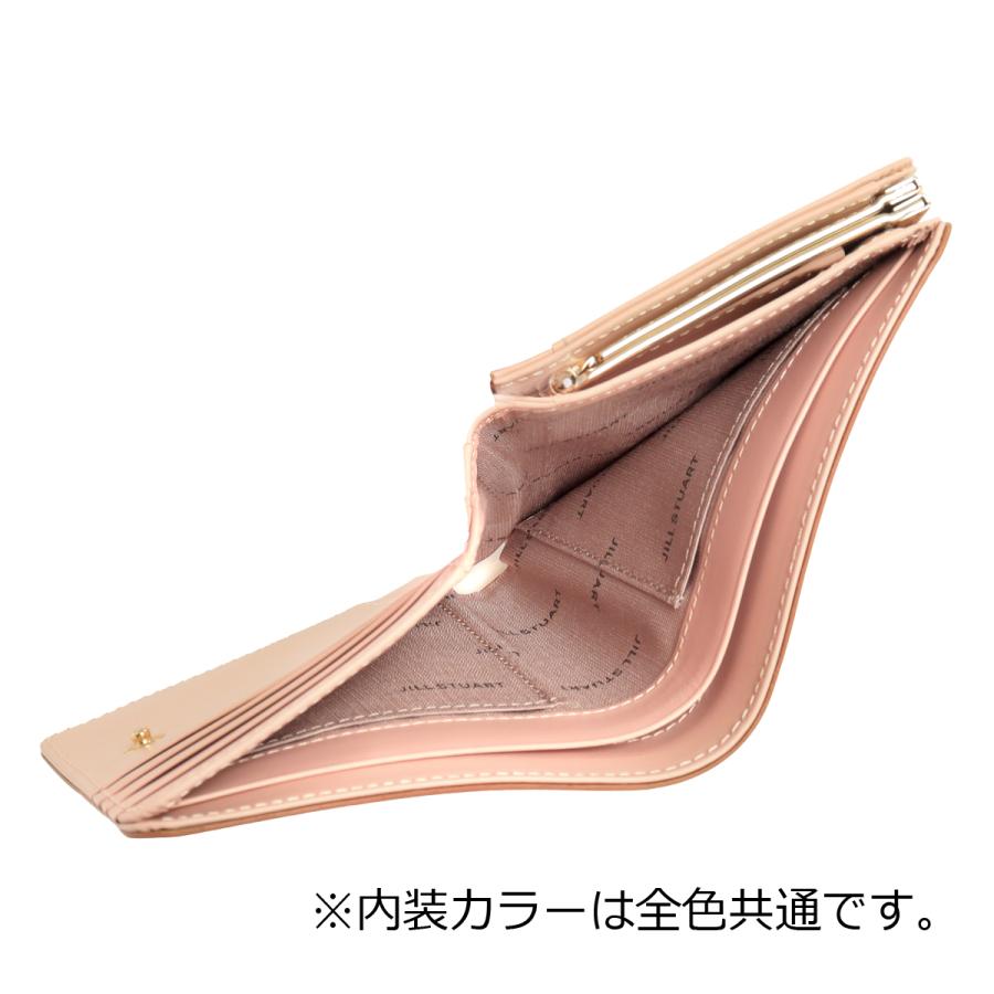 JILL STUART（ジルスチュアート） 二つ折り財布 本革 がま口