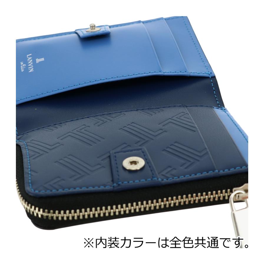 LANVIN en Bleu ランバンオンブルー パスケース 本革 当社限定色 限定