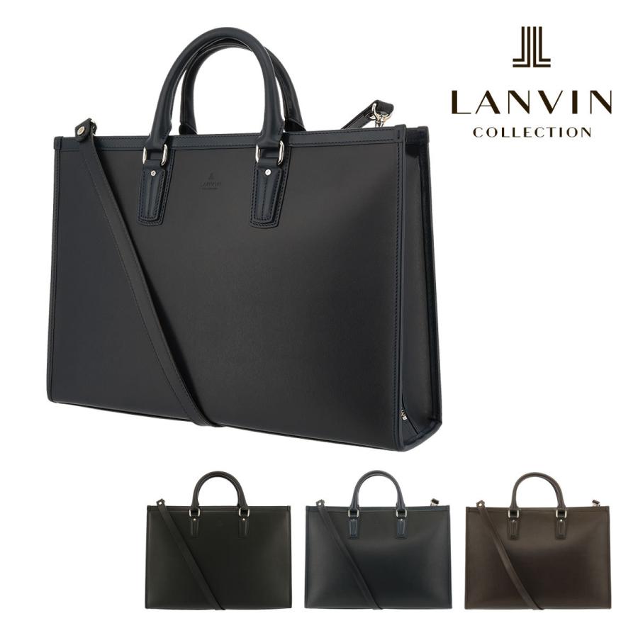 ランバンコレクション ブリーフケース 2way メンズ 日本製 フロー 2552 Lanvin Collection ビジネスバッグ 出張 牛革 本革 レザー Po5 Lanvinc 2552 リチャードyahoo 店 通販 Yahoo ショッピング