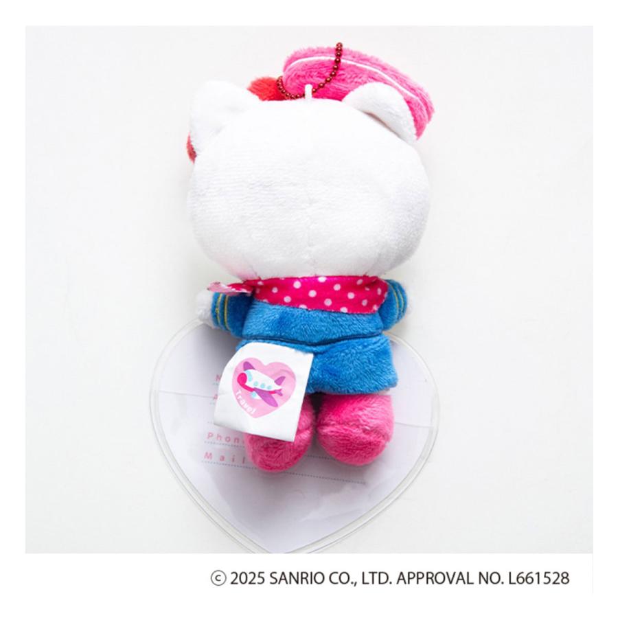 サンリオ ぬいぐるみ ネームタグ ハローキティ シナモロール クロミ LSA016 旅行 かわいい キャラクター 空港 旅行 TTC | sanrio | 02