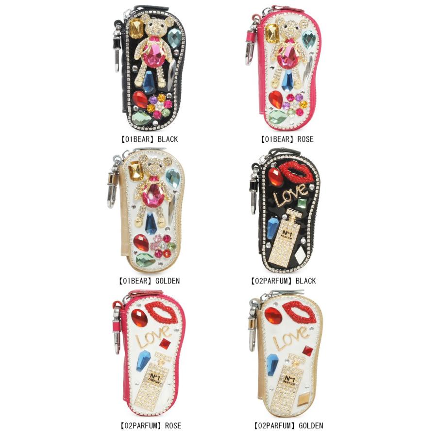 ジュエリーキーケース Jewelry Key Case レディース スマートキーケース キーリング ビジューケース レザーデコ デコパーツ 3d テディベア 香水 キラキラ Megu Keycase リチャードyahoo 店 通販 Yahoo ショッピング