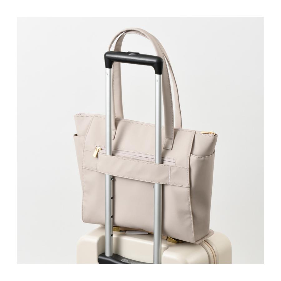 ミレスト トートバッグ A4 13インチ プント・エ・リーネア 撥水 レディース MLS897 MILESTO Punto＆Linea ビジネスバッグ キャリーオンバッグ シンプル | MILESTO | 14