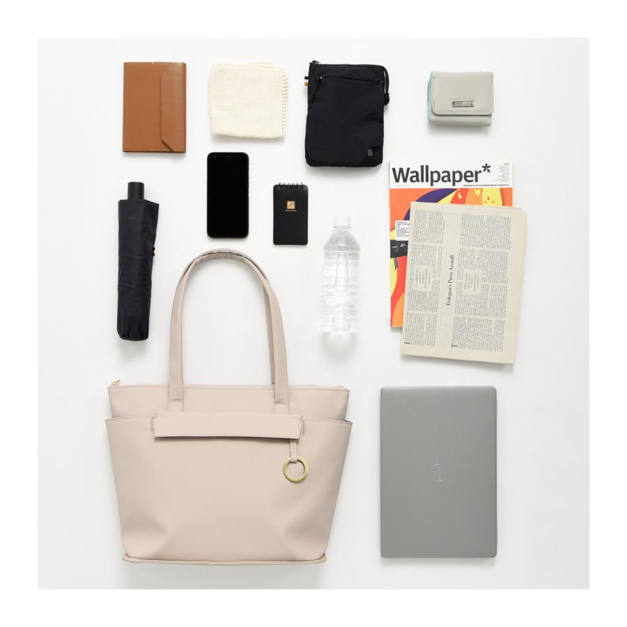 ミレスト トートバッグ A4 13インチ プント・エ・リーネア 撥水 レディース MLS897 MILESTO Punto＆Linea ビジネスバッグ キャリーオンバッグ シンプル | MILESTO | 16