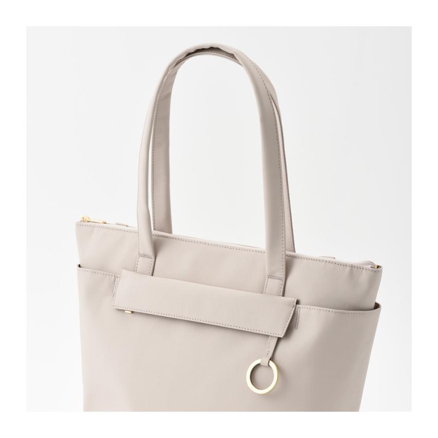 ミレスト トートバッグ A4 13インチ プント・エ・リーネア 撥水 レディース MLS897 MILESTO Punto＆Linea ビジネスバッグ キャリーオンバッグ シンプル | MILESTO | 04