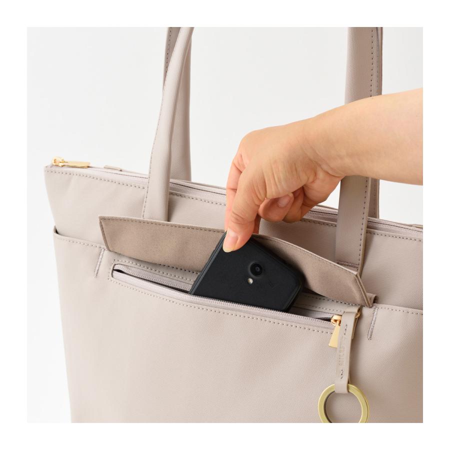 ミレスト トートバッグ A4 13インチ プント・エ・リーネア 撥水 レディース MLS897 MILESTO Punto＆Linea ビジネスバッグ キャリーオンバッグ シンプル | MILESTO | 11