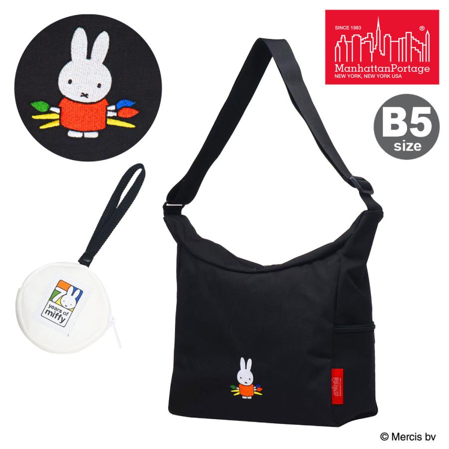 マンハッタンポーテージ ミッフィー miffy ショルダーバッグ B5 レディース MP6041MF70 Manhattan Portage 通学 通勤 会社 学校 うさぎ ウサギ