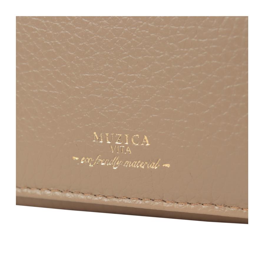 ムジカ・ヴィータ 二つ折り財布 ミニ財布 本革 イタリアンレザー レディース M1018 MUZICA VITA | 薄型 牛革 レザー 薄い ...