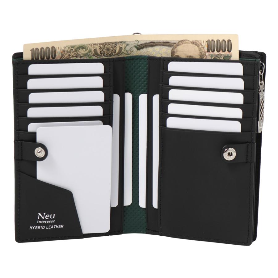 ノイインテレッセ 財布 ミドル イクス メンズ 3391 Neu interesse | 本革 レザー 牛革 