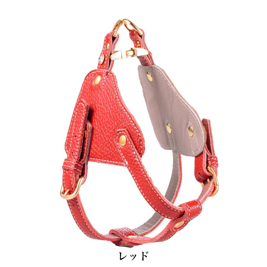 エヌアンドエフ ペット ハーネス＆リードセット 小型犬 ハーネス ボディベルト リード レザー 本革 日本製 N＆F for pets TYPE-B ナチュラル_17