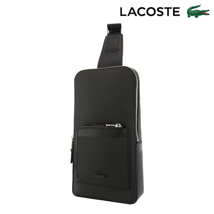 LACOSTE ラコステ ボディバッグ CHANTACO NH3633C 本革 メンズ ワン