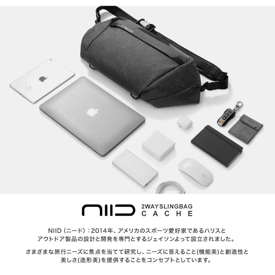 NIIDニード キャッシュライト スリングバッグ ショルダーバッグ CACHE Lite NIID ニード キャッシュライト スリングバッグ