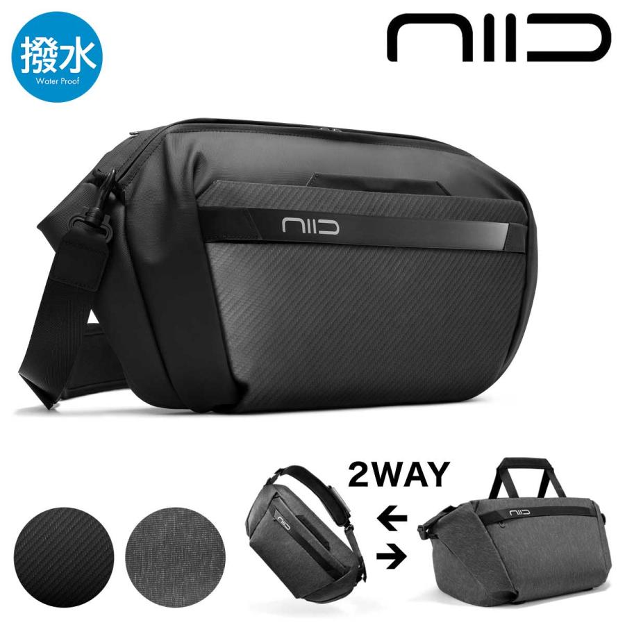 【レビュー投稿で+5％還元】ニード ボディバッグ メンズ レディース キャッシュ ライト CACHE LITE NIID｜13インチ スリングバッグ ショルダーバッグ ダッフルバッグ ボストンバッグ 2WAY 大容量 撥水 スポーツ ジムバッグ 自転車 通学 旅行 1年保証 ニード ボディバッグ メンズ レディース キャッシュ ライト CACHE LITE