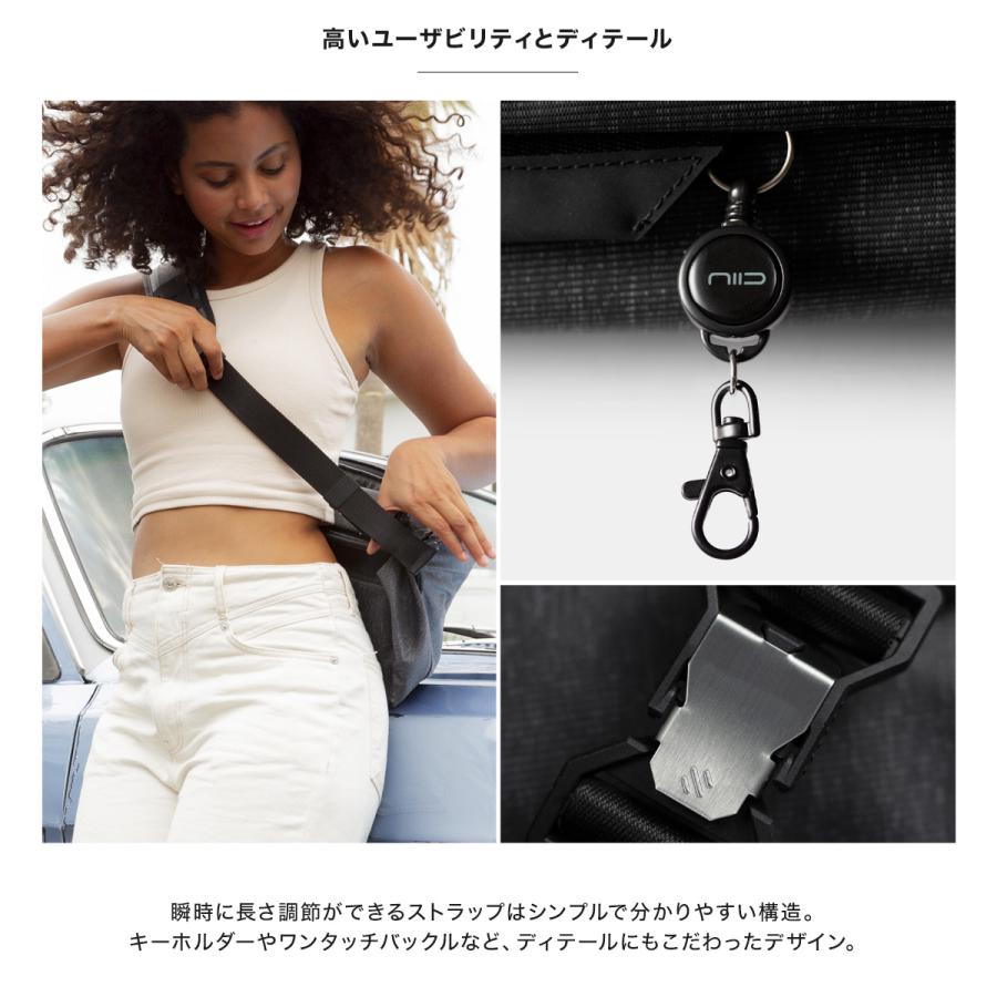 ニード ボディバッグ メンズ レディース キャッシュ ライト CACHE LITE NIID 13インチ スリングバッグ ショルダーバッグ_17