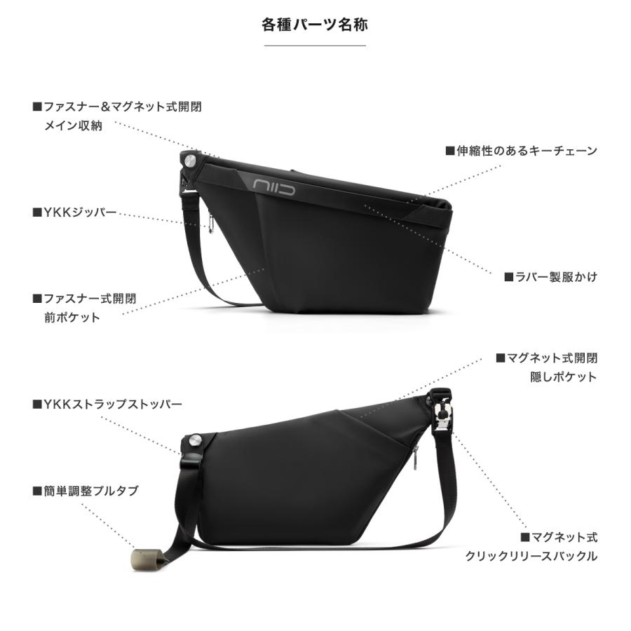 ニード ボディバッグ メンズ レディース FINO IV F4 NIID URBANATURE