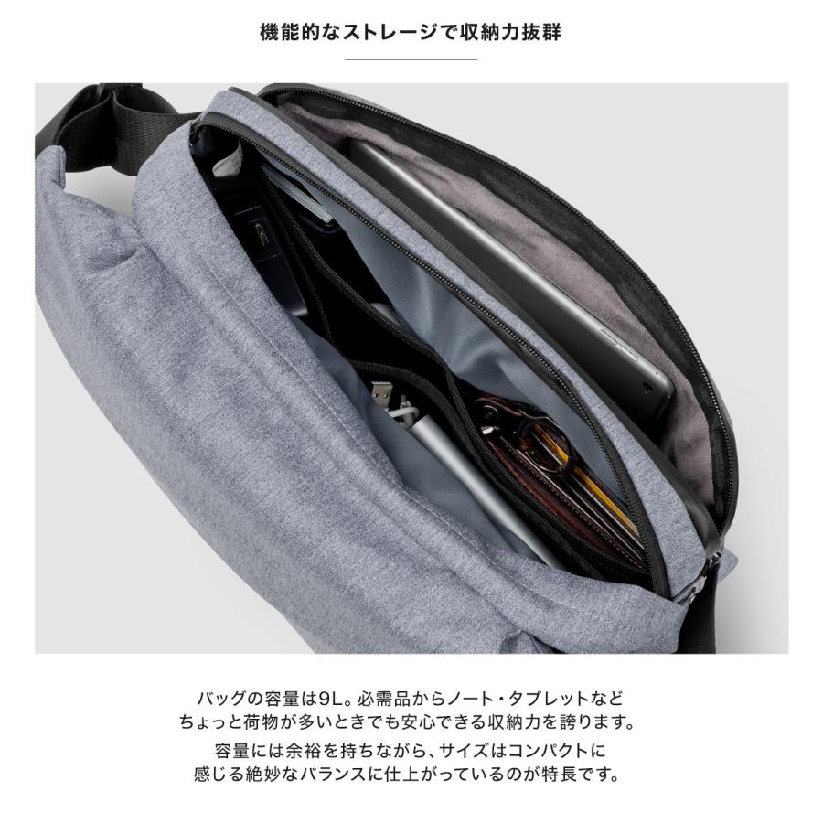 ニード ボディバッグ メンズ レディース R0 PLUS NIID URBANATURE 10.5インチ スリングバッグ チェストバッグ ショルダーバッグ 撥水 大容量 1年保証_17