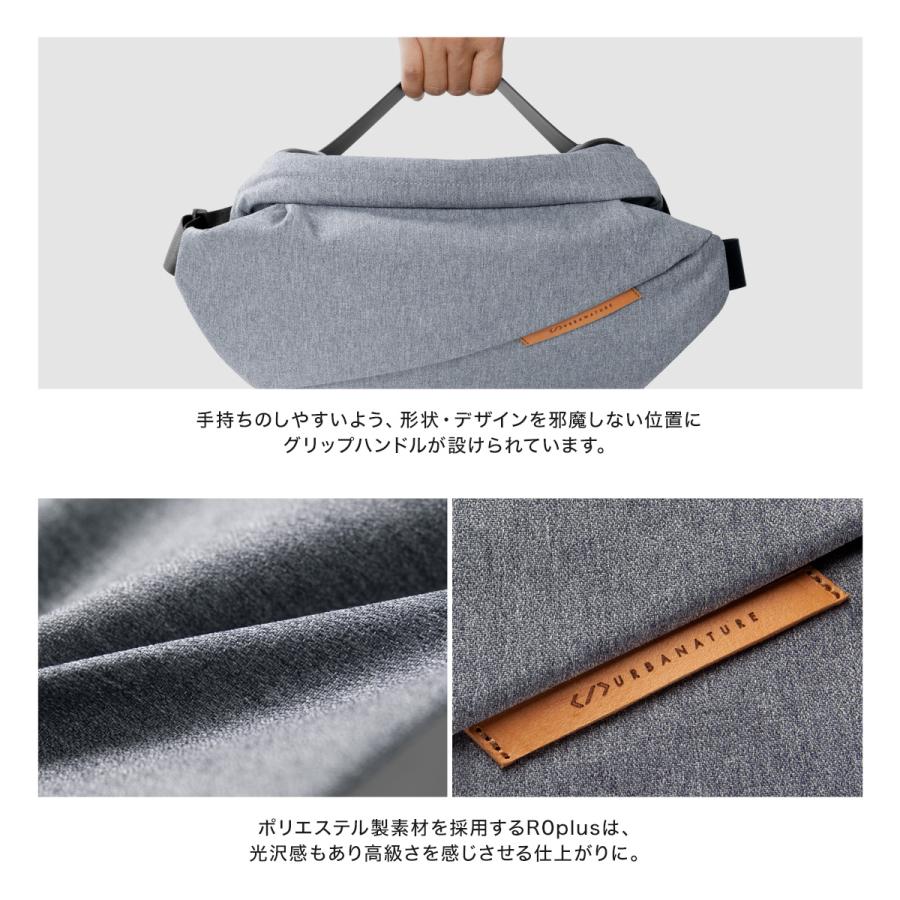 ニード ボディバッグ メンズ レディース R0 PLUS NIID URBANATURE 10.5インチ スリングバッグ チェストバッグ ショルダーバッグ 撥水 大容量 1年保証_21