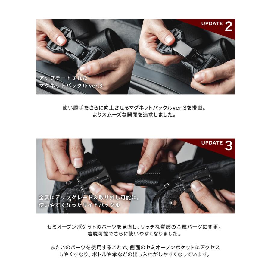 VIA NIID チェストバッグ　ウエストポーチ　ブラック NIID ニード ショルダーバッグ チェストバッグ メンズ レディース 撥水