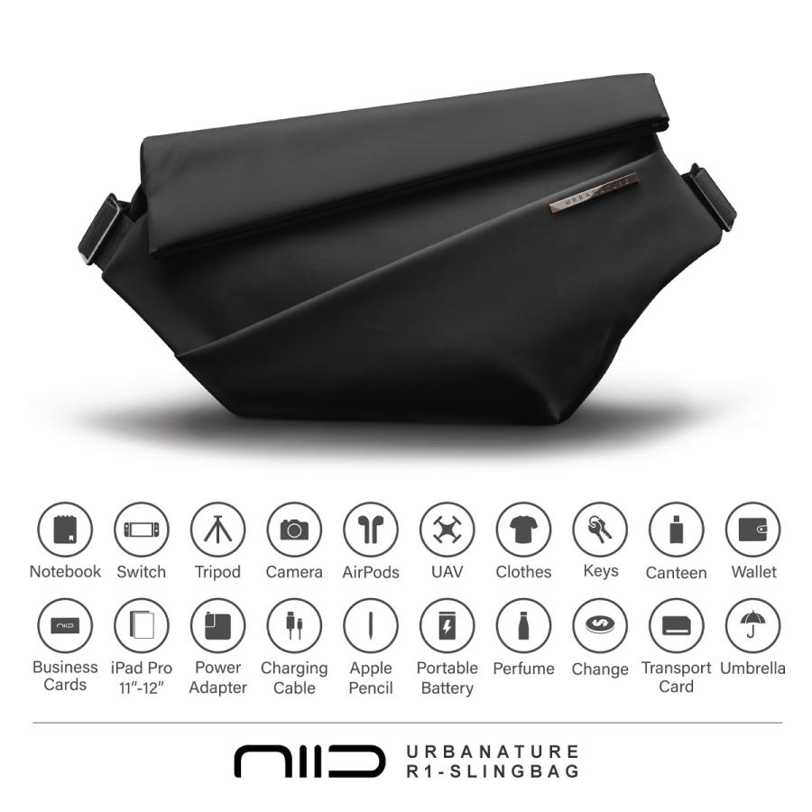 ニード ボディバッグ メンズ レディース R1 NIID URBANATURE ニード ボディバッグ メンズ レディース R1 NIID URBANATURE