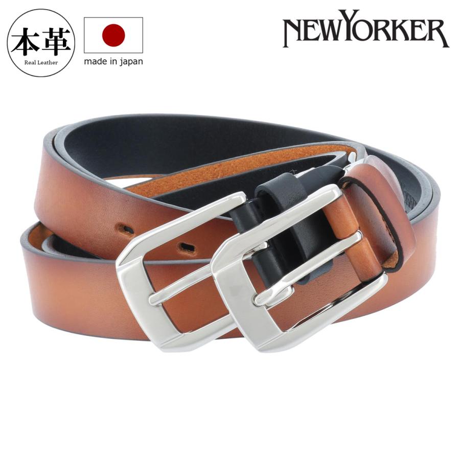 【レビュー投稿で+5％還元】ニューヨーカー ベルト メンズ NY-5060119 日本製 NEWYORKER ピンタイプ ビジネス カジュアル フォーマル 牛革 本革 レザー クリスマス_mp NEWYORKER（ニューヨーカー） ベルト メンズ NY-5060119 日本製 | ピン