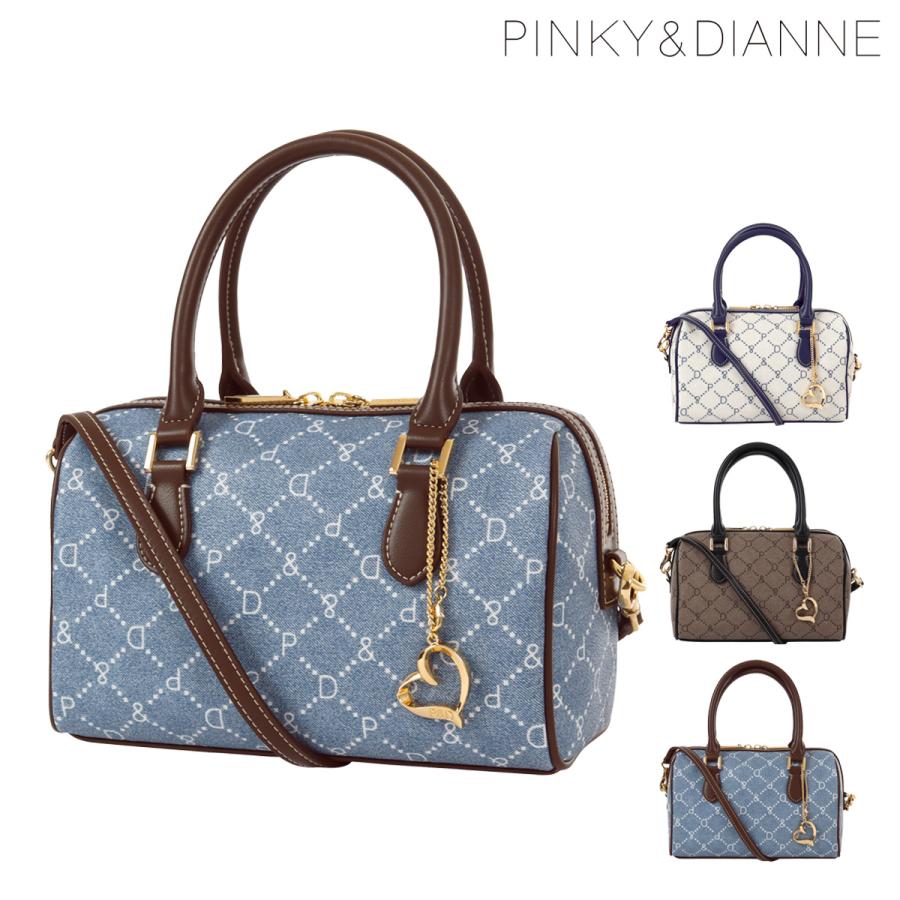 未使用品　2way　モノグラム ピンキー＆ダイアン　ミニ ボストンバック PINKY&DIANNE（ピンキー アンド ダイアン） ボストンバッグ キャンプ