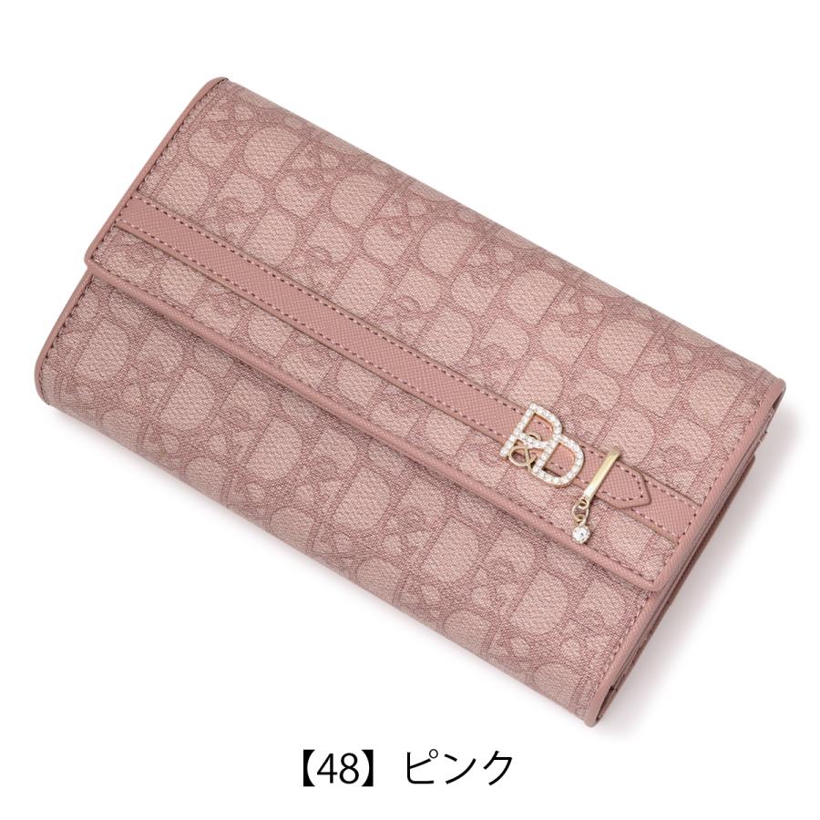 PINKY&DIANNE（ピンキー アンド ダイアン） 長財布 本革 かぶせ 大容量