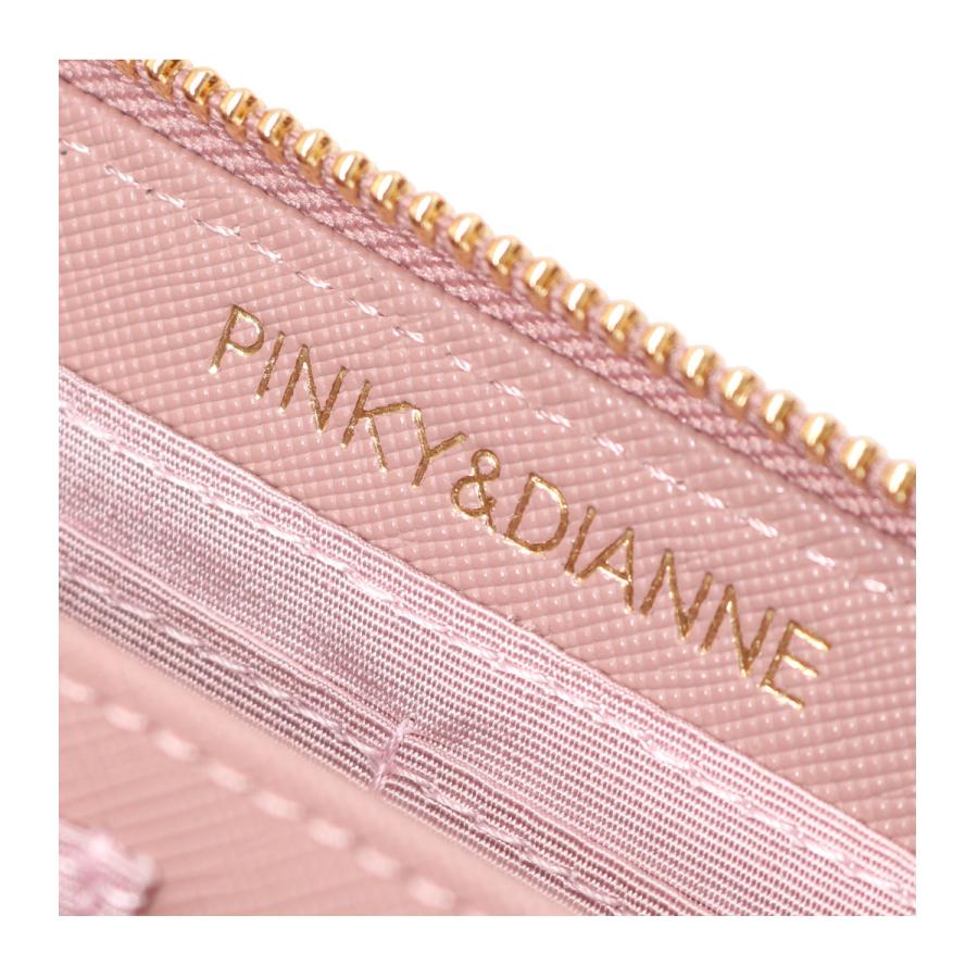 新品 ピンキーアンドダイアン 長財布 ラウンドファスナー パドロック ピンク PINKY&DIANNE 【正規販売店】PINKY&DIANNE パドロック ラウンド