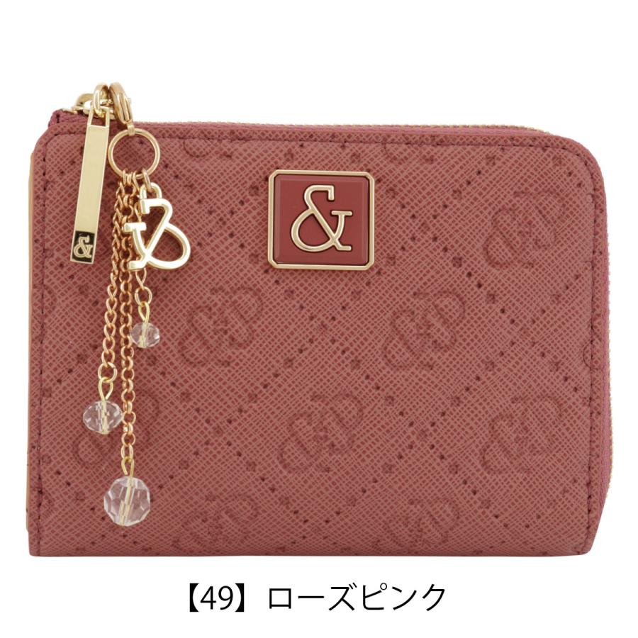 PINKY&DIANNE バーガンディ 二つ折り財布 PINKY&DIANNE（ピンキー アンド ダイアン） 二つ折り財布 レディース