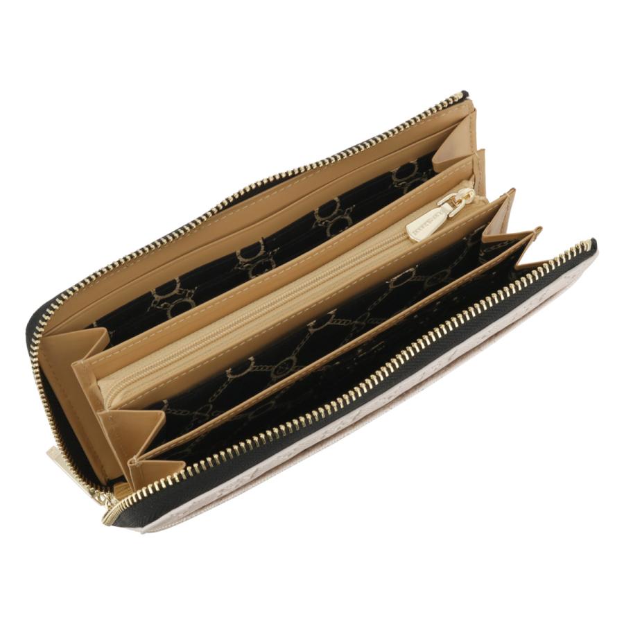 【新品】ピンキー＆ダイアン L字ファスナー長財布　アンドユニオン エンボス型押し PINKY&DIANNE（ピンキー アンド ダイアン） 長財布 L字ファスナー