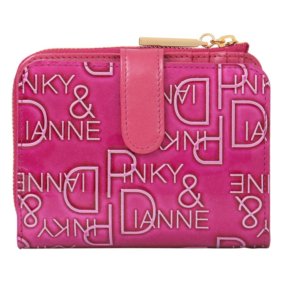 （新品　未使用）PINKY&DIANNE 二つ折り財布 ピンク PINKY&DIANNE（ピンキー アンド ダイアン） 二つ折り財布 ミニ財布
