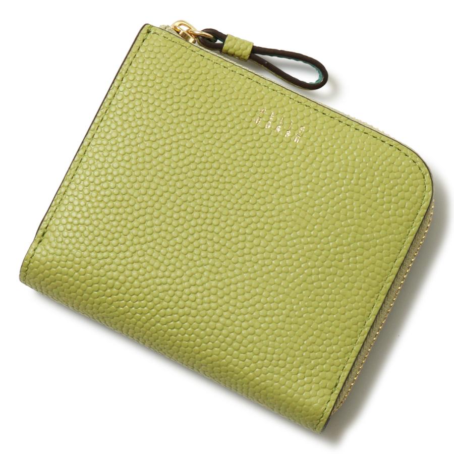 PELLE BORSA（ペレボルサ） 財布 ミニ財布 本革 L字ファスナー 抗菌