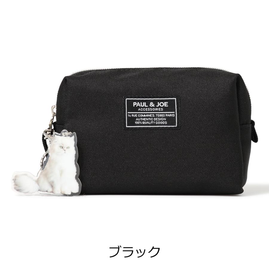 ポールアンドジョー アクセソワ ポーチ ワッペンジプシー レディース PJA-P722 PAUL&JOE ACCESSOIRES 化粧ポーチ ワンポイント 猫 キャット｜richard｜10