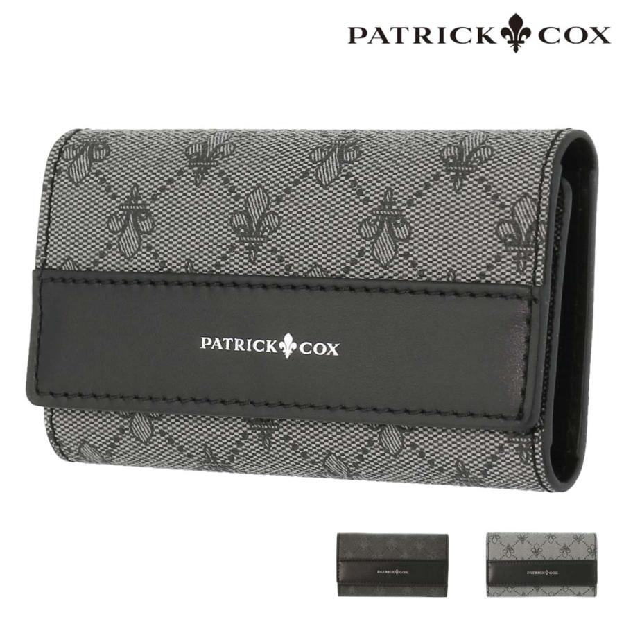 超特価sale開催 メンズ キーケース パトリックコックス プレイドキングス コックス パトリック Cox Patrick グレー キーホルダー キーケース Www Janvier Labs Com