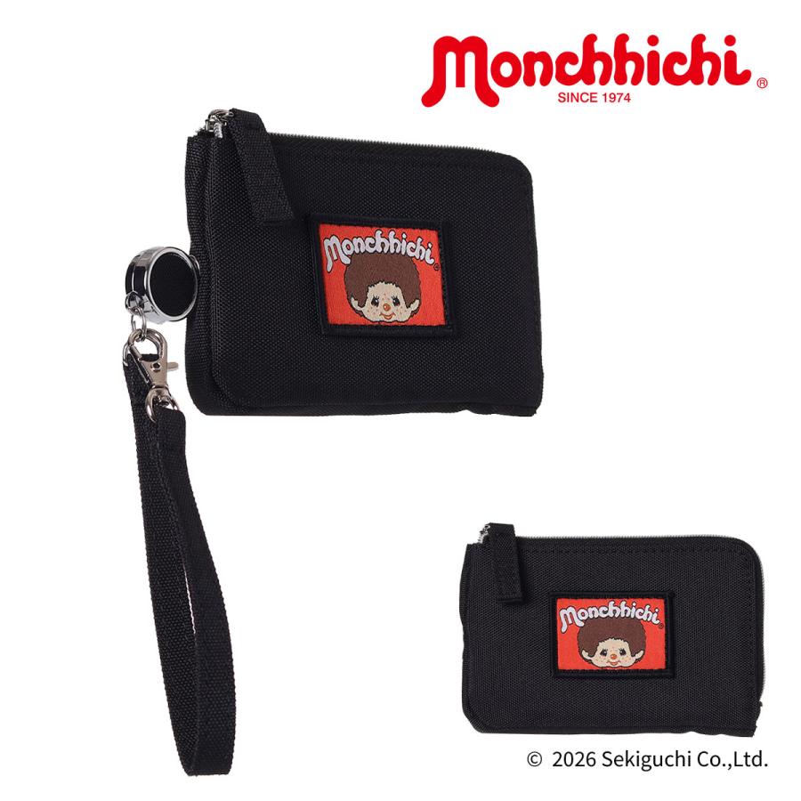 モンチッチ パスケース リール付きL26566 Monchhichi ICカードケース