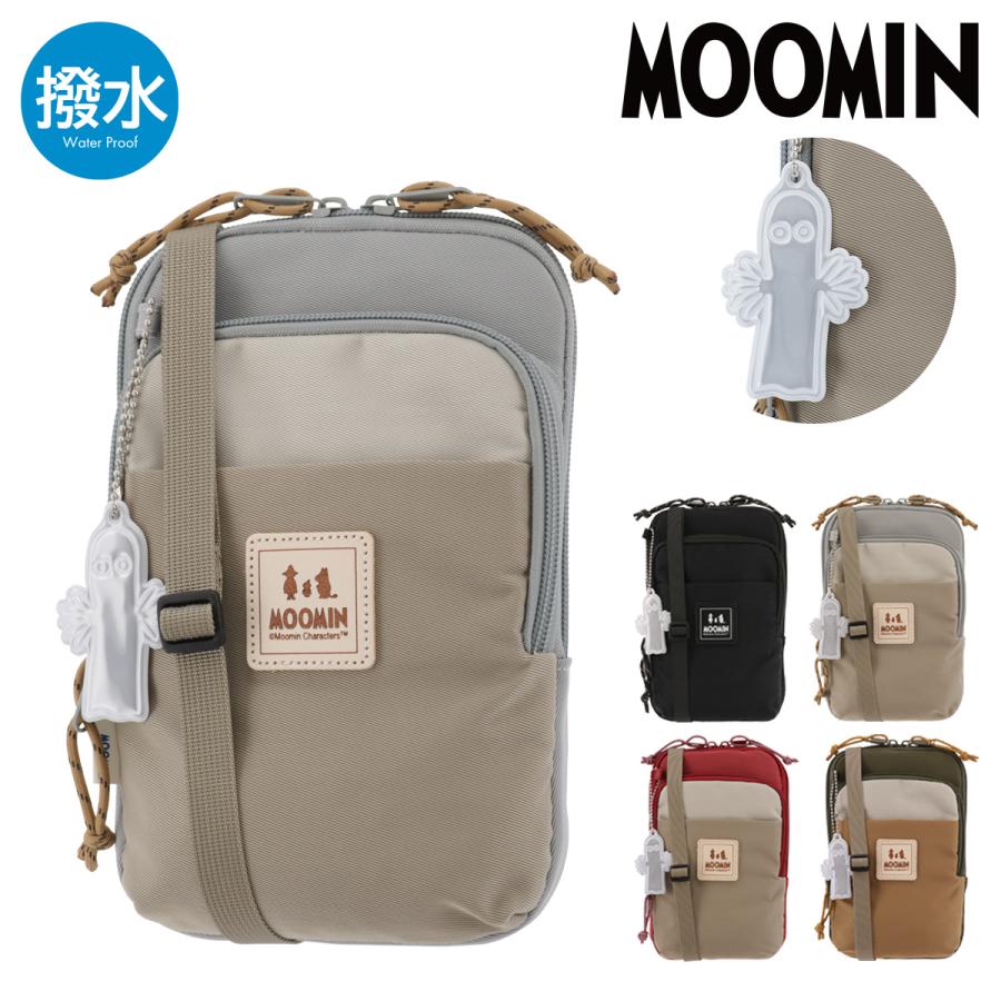 ムーミン スマホショルダーバッグ レディース RMNL-01 MOOMIN | 撥水 軽量 軽い ミニショルダー ミイ スナフキン ニョロニョロ キャラクター | 